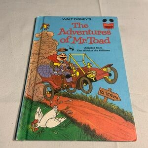 Disney The Adventures of Mr. Toad - Blue Cover Kids Book